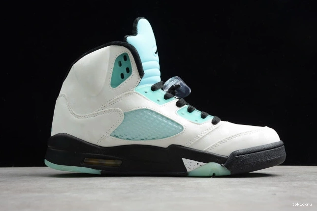 Cheap TBkick Jordan CN2932-100 5 Island Green Air 0725